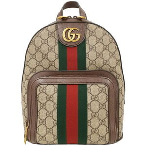 Gucci Ophidia GG backpack Web Stripe Brown